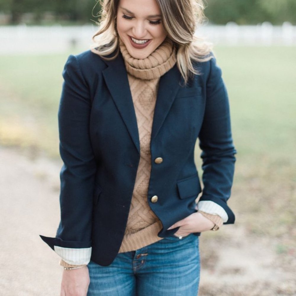 Blue J. Crew Blazer